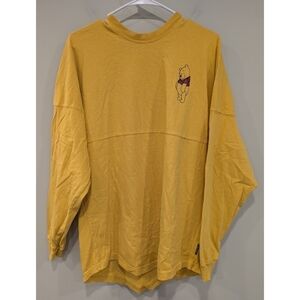 Disney Spirit Jersey Yellow Winnie The Pooh Oh Bother RARE Size Small
